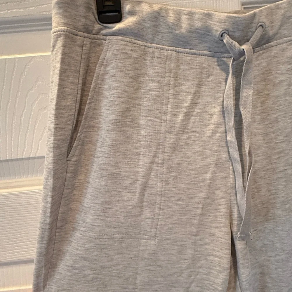 Lou & Grey Gray Track Pants with Elastic Waistband - Picture 2 of 5